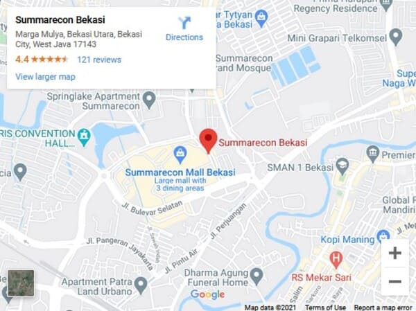 map-summarecon-bekasi